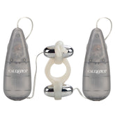 Rocking Rabbit Duo Vibrating Silicone Cock Ring > Sex Toys For Men > Love Ring Vibrators